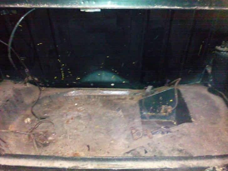 Austin-Morris mascot 850 mk3 - ikke så meget rust bagi som der plejer at være, kun lige lidt i batterikassen billede 5