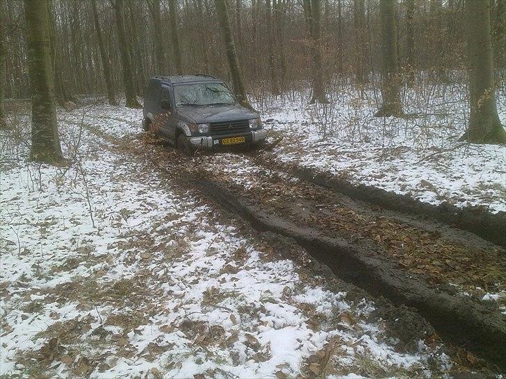 Mitsubishi pajero under ombykning billede 14