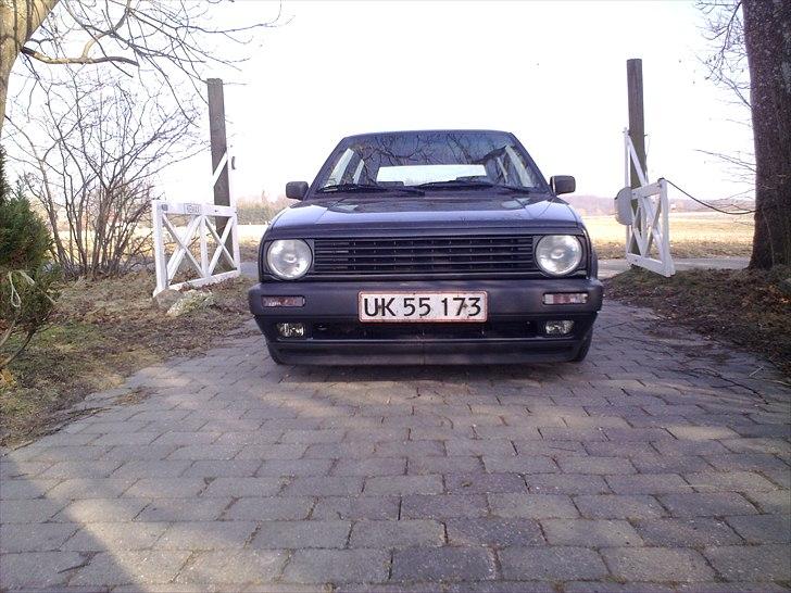 VW Golf 2 Gtd Økoraceren - Golfen i kedelig vinter mode billede 1