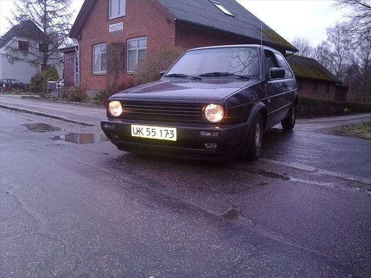 VW Golf 2 Gtd Økoraceren - Golfen i kedelig vinter mode billede 20