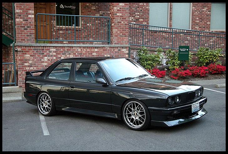 BMW M3 E30 (solgt) - Den er nu også fin i sort... billede 14