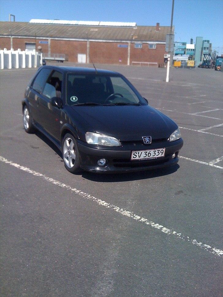 Peugeot 106 Gti. - Sådan så den ud da jeg købte den.  billede 7