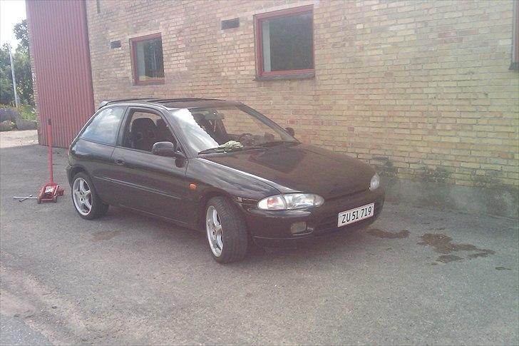 Mitsubishi Colt 1,8 GTI Solgt - Skulle lige se hvordan det så ud med de fælge :) billede 5