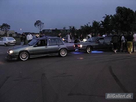 Volvo 740 turbo/intercooler - sammen aften. (mig bagerst) billede 6