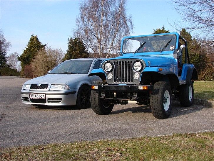 Jeep Cj5 solgt solgt - så kom der sommer hjul på hihi billede 17