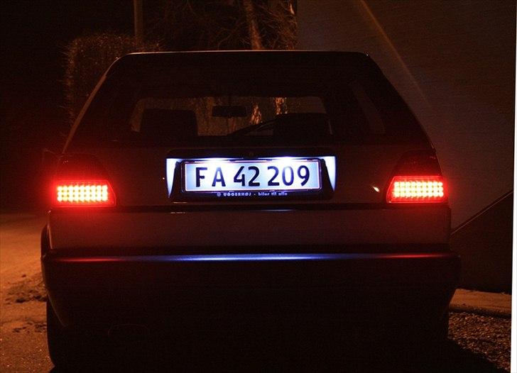 VW Golf 2 - LED baglygter fra nb, nummerplade oplyst af 2 stk. t10 m. 4 SMD dioder:) billede 12