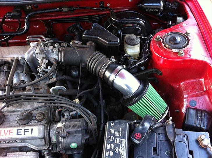 Toyota Celica AT180 GSI - 2011-04-05: Stort green filter monteret billede 14