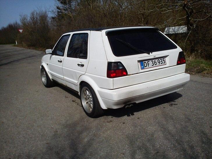 VW golf 2 *white pearl* byttet billede 11
