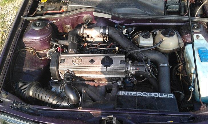 VW polo g40 coupe genesis  - som det så ud inden motorvask billede 9