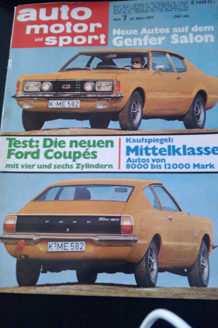 Ford Taunus GXL **Solgt** - Som den så ud i 71.. En af de flotteste europæiske biler fra den gang. billede 7