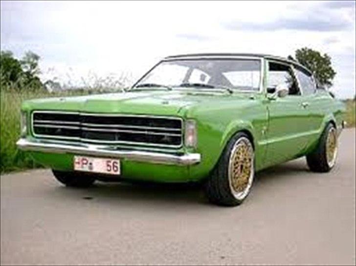 Ford Taunus GXL **Solgt** - Her ses den med Tyske veteran plader og "Charger front" billede lånt fra google billeder billede 8