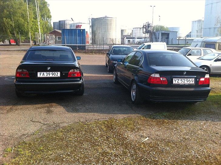 BMW E39 M.A.F.I.A!!!!!(SOLGT)!!!!! - ja smukke er de begge to... (bagfra) :-P haha billede 17