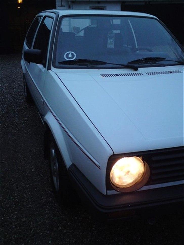 VW Golf II - Samme dag, som jeg købte bilen. billede 3