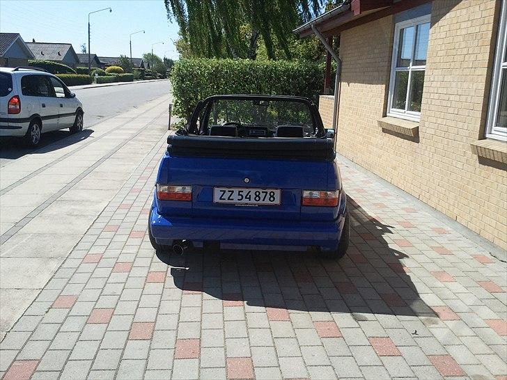 VW Golf 1 Cabriolet Karmann. - I sommers! Inden den blev skilt ad :)  billede 14