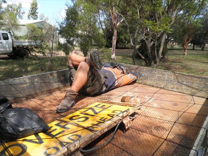 Nissan Navara (Ute) - ladet er go til middags lur i 35graders varme heh billede 15