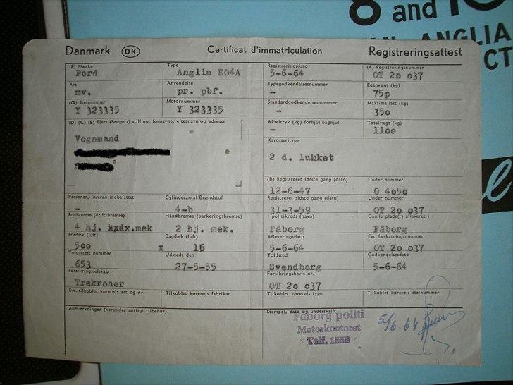 Ford Anglia E04A billede 13