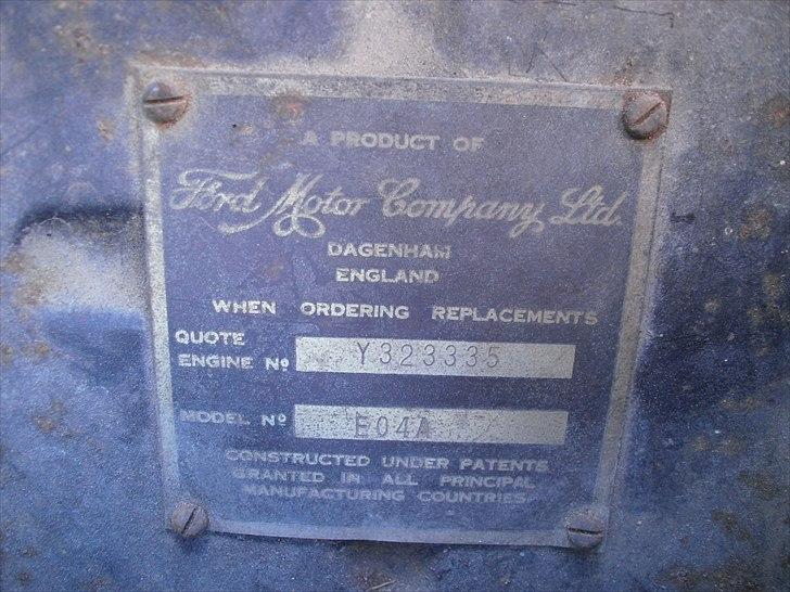 Ford Anglia E04A - stel nummer billede 14