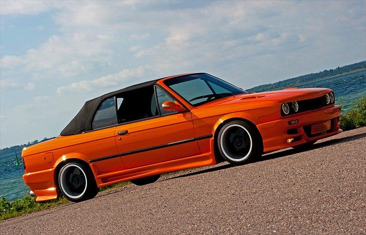 BMW E30 325i Cabriolet - Med lukket hat. billede 9