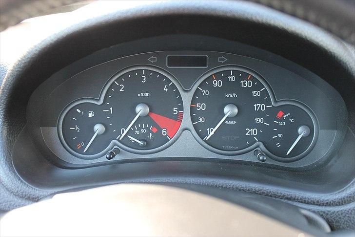 Peugeot 206 2.0 HDi XS - Diesel Speedometer, kommer sjældent over 2500 omdr. billede 15