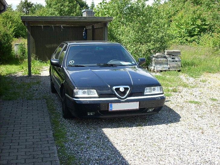 Alfa Romeo 164 3,0 v6 24v PininFarina solgt - bilen set i indkørelsen billede 1