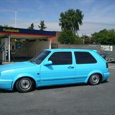 VW golf 2 GTD...... blå golf
