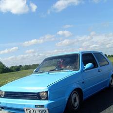 VW golf 2 GTD...... blå golf