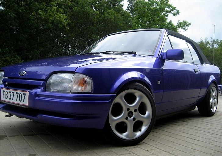 Ford Escort Cabriolet - Pæne 16" alufælge - med kaleche billede 7