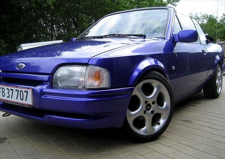 Ford Escort Cabriolet - Pæne 16" alufælge - uden kaleche billede 13