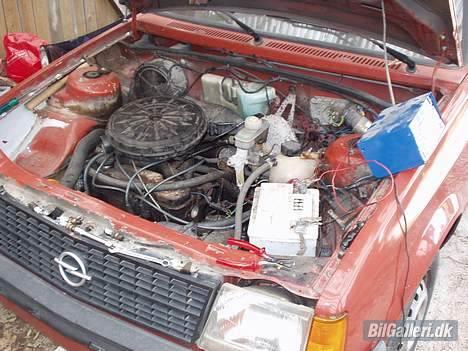 Opel Kadett D *skrottet* - Af uforklarlige årsager ligger der her en 12s motor i stedet for den 13s motor bilen er født med  billede 3