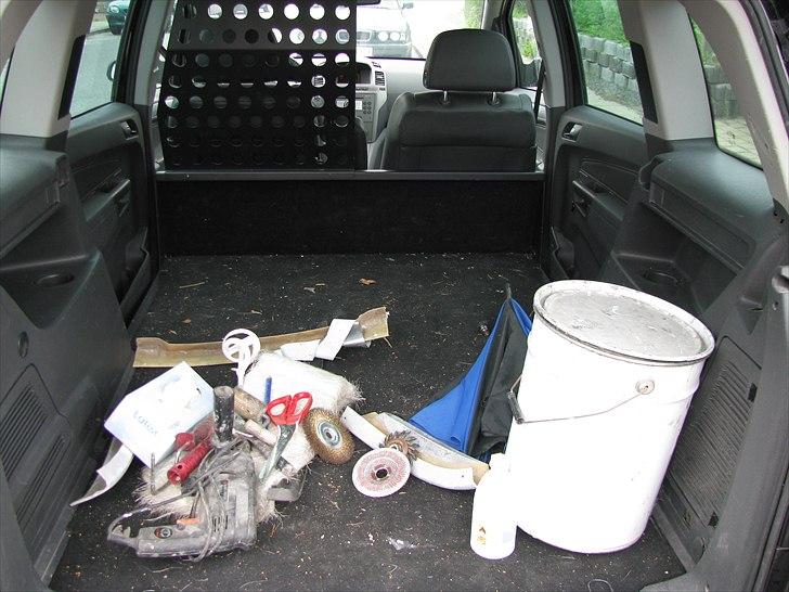 Opel Zafira 2,0turbo flexivan - ja det er rodet men husk det er en projekt bil billede 12