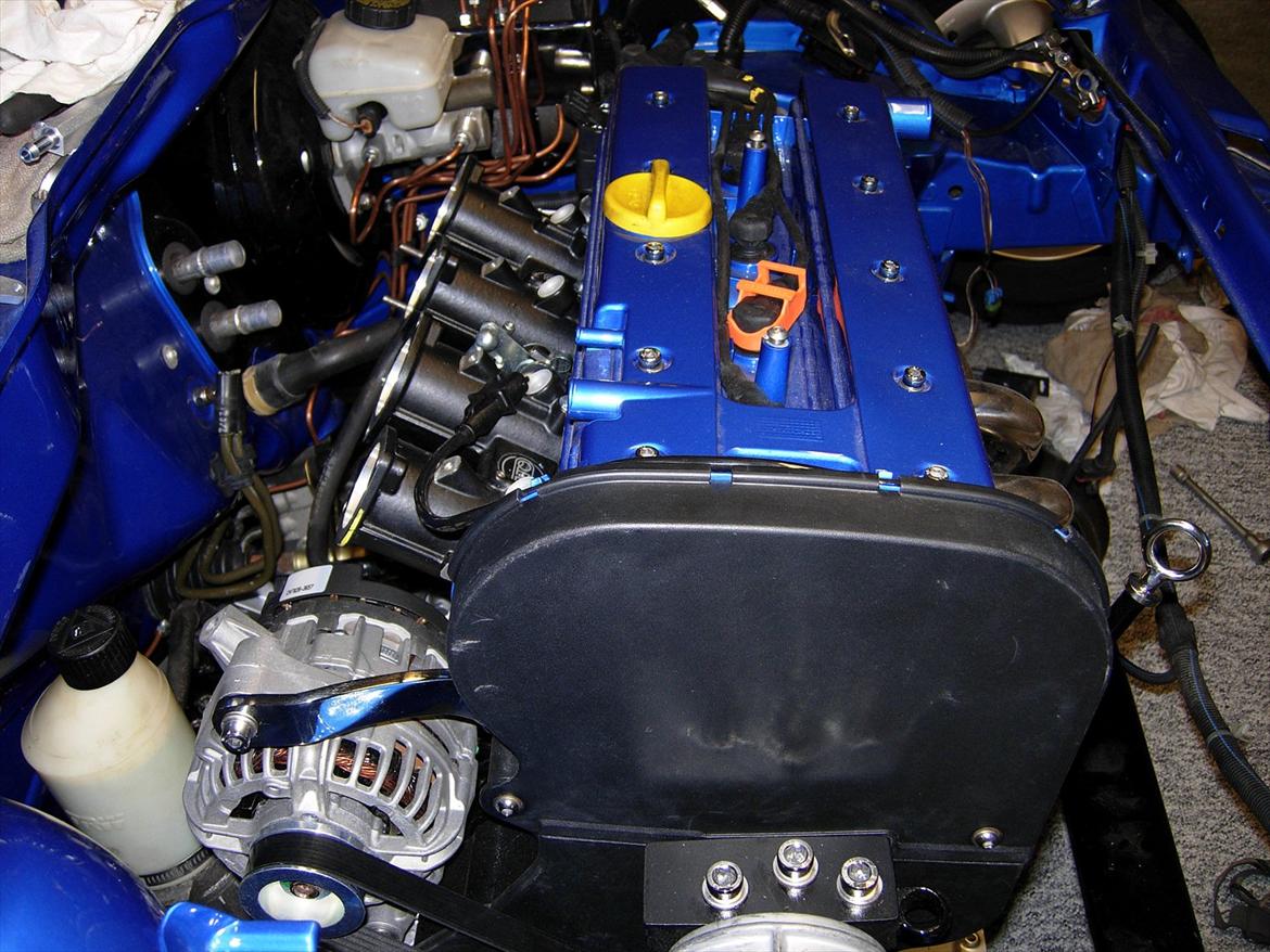 Opel astra G endelig færdig og med plader. - så er der kommet tandrem og generator på billede 16