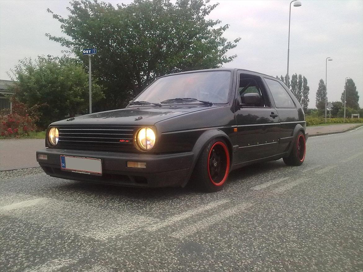 VW Golf GTi 16v - 2011 Borbet T 8x14 og sænkning så stort gti frontskørt ikke kan være der billede 1