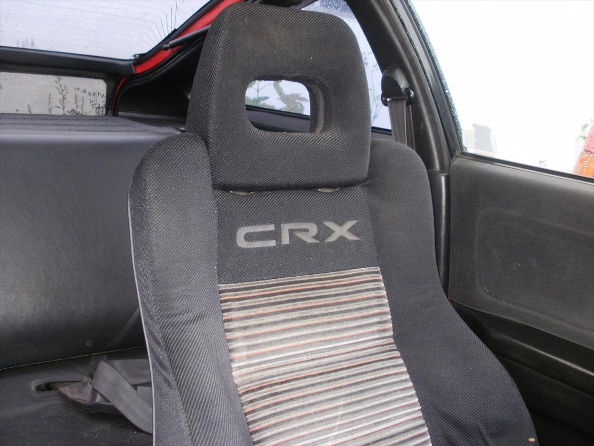 Honda crx - dejlig stol og side i og lavt..  billede 7