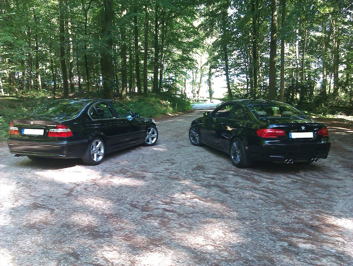 BMW E46 330 D - Sammen med min vens M3 billede 2