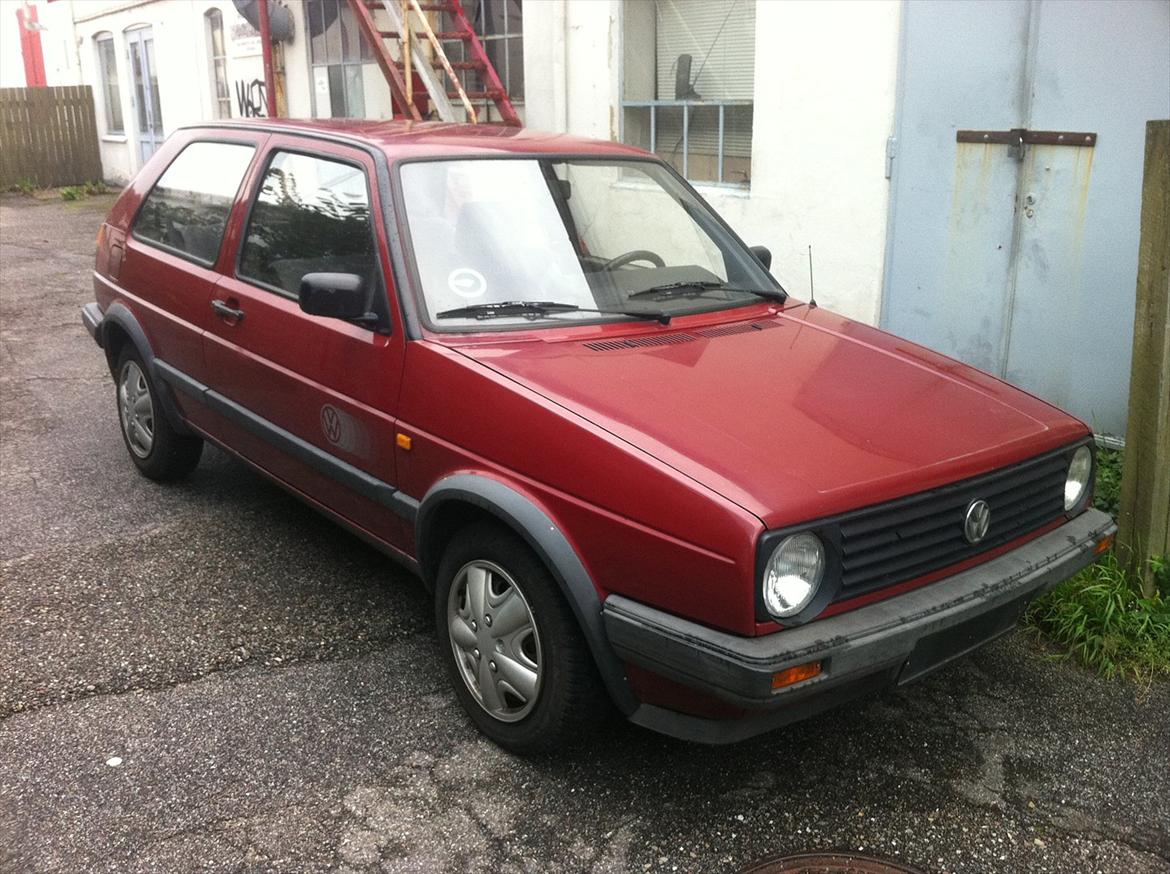 VW Golf II - Sådan så den ud da jeg hentede den for 3 dage siden. den 21/7-11 billede 20