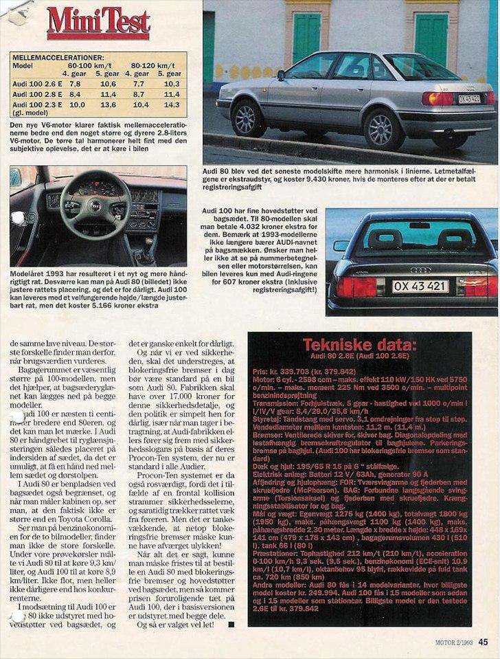 Audi 80 Avant quattro billede 19