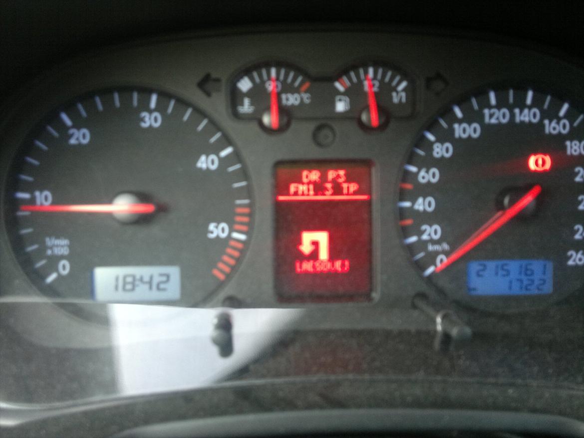 VW Golf IV TDi - Intrument med stor MFA+ med navigationsvisning billede 7