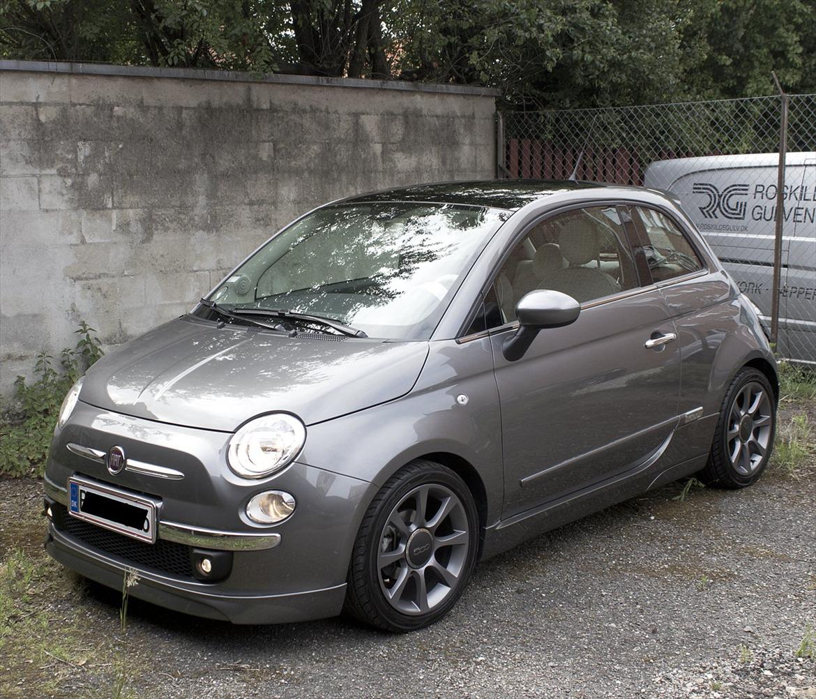 Fiat 500 Lounge - med sænkningssæt monteret. billede 1