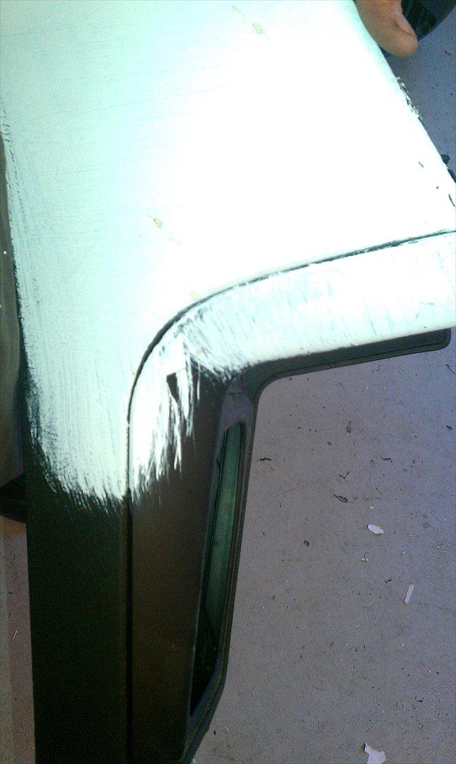 Opel Calibra - Idioten før valgte at male hans kabine med en pensel og så noget godt vægmaling :) kunne give det af i flager !  billede 12