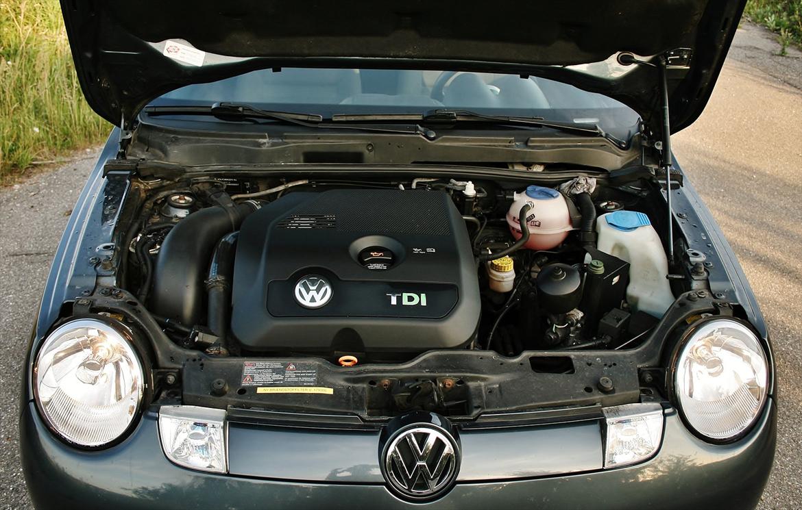 VW Lupo 1.2 TDI 3L - Her ser vi maskinen der kan flytte bilen i en optimal fart (på ingen måde racer-"flytte sig") samtidig med at den kun snuser til dieselolien.. :) - dejligt..... billede 14