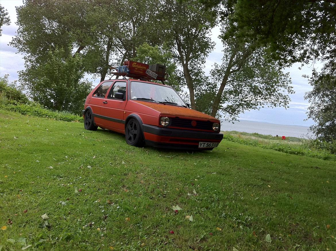 VW Golf 2 Retro style SOLGT! billede 2