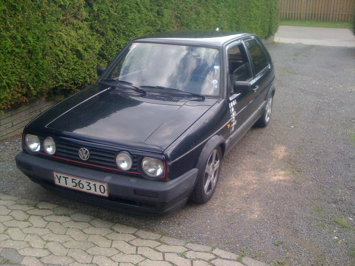 VW Golf 2 Retro style SOLGT! - som den så ud da jeg fik den billede 17