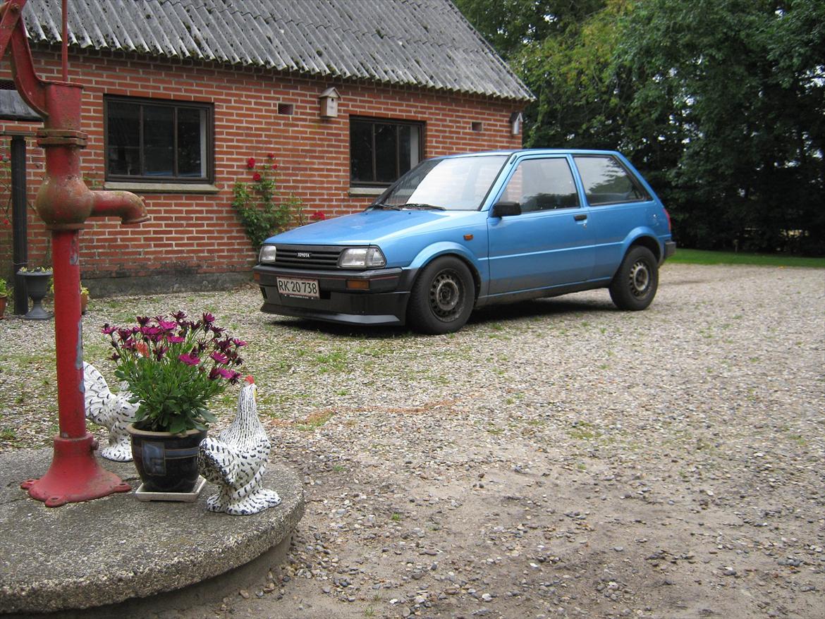 Toyota Starlet ep70 1,0 12V - Nyeste skud fra stammen! gevind og frontskørt monteret billede 11