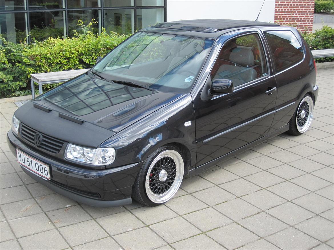 VW polo 6n open air (kærstens) - lidt læder på fronten passer til taget :) billede 6