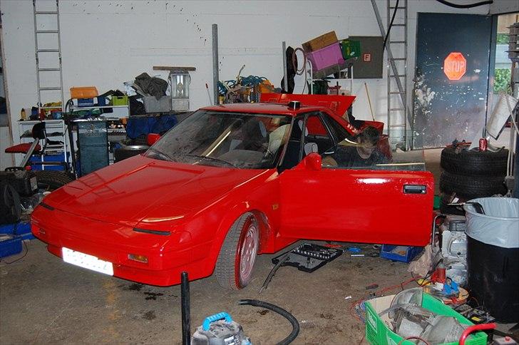 Toyota MR 2 - Så blev den malet  billede 11