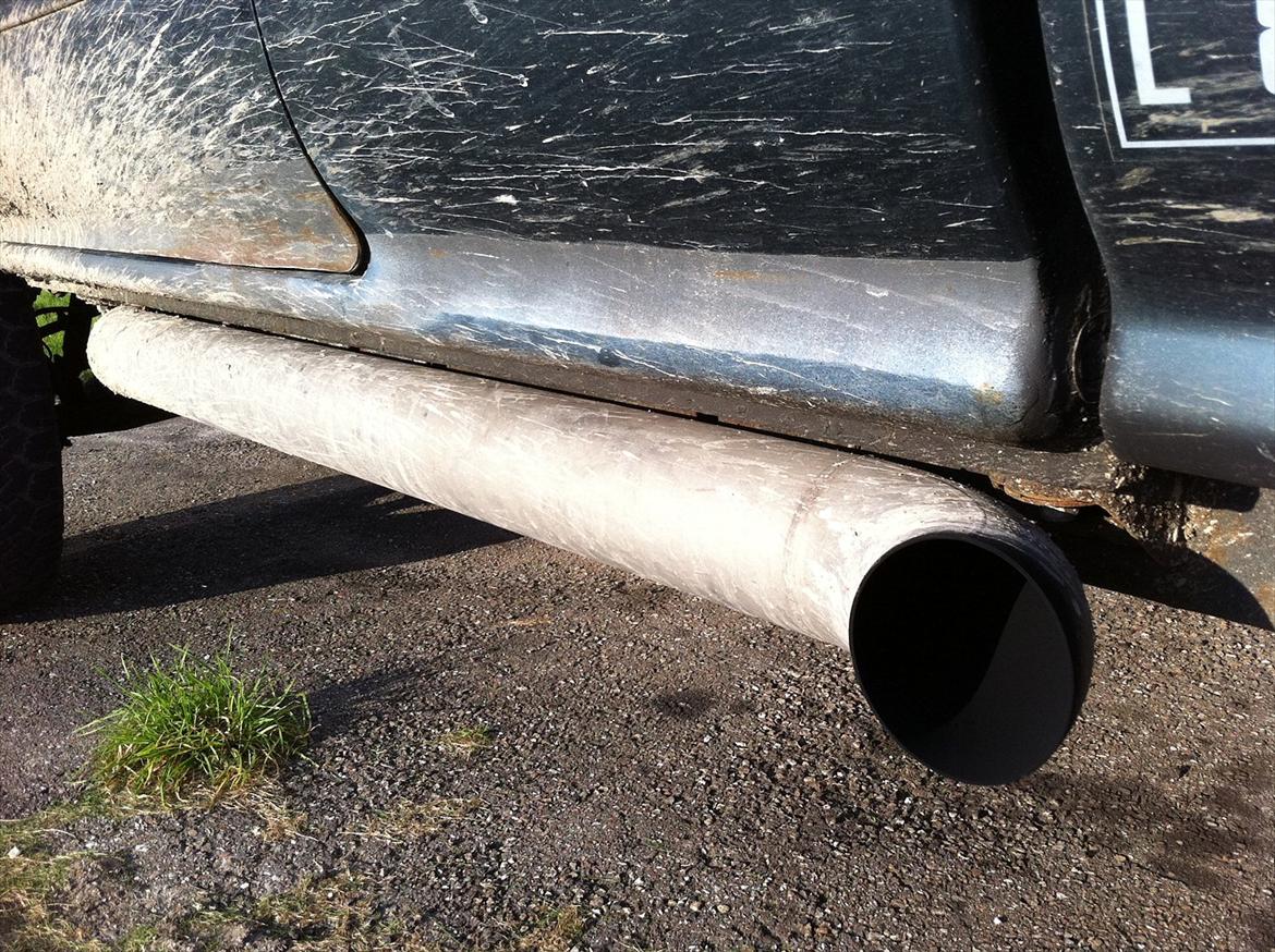 Toyota Hilux 2,4 TD - 4" sidepipe i rustfri stål!  billede 20