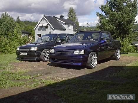 Opel Corsa-A cab - Er mange timer med jobb for å få den sånn den er i dag. billede 14