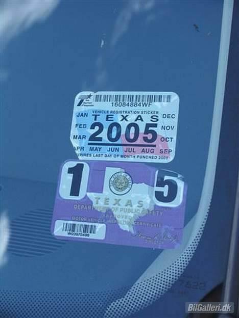 Dodge Ram 1500 - Texiansk "Vehicle Registration Sticker" i vinduet. billede 20