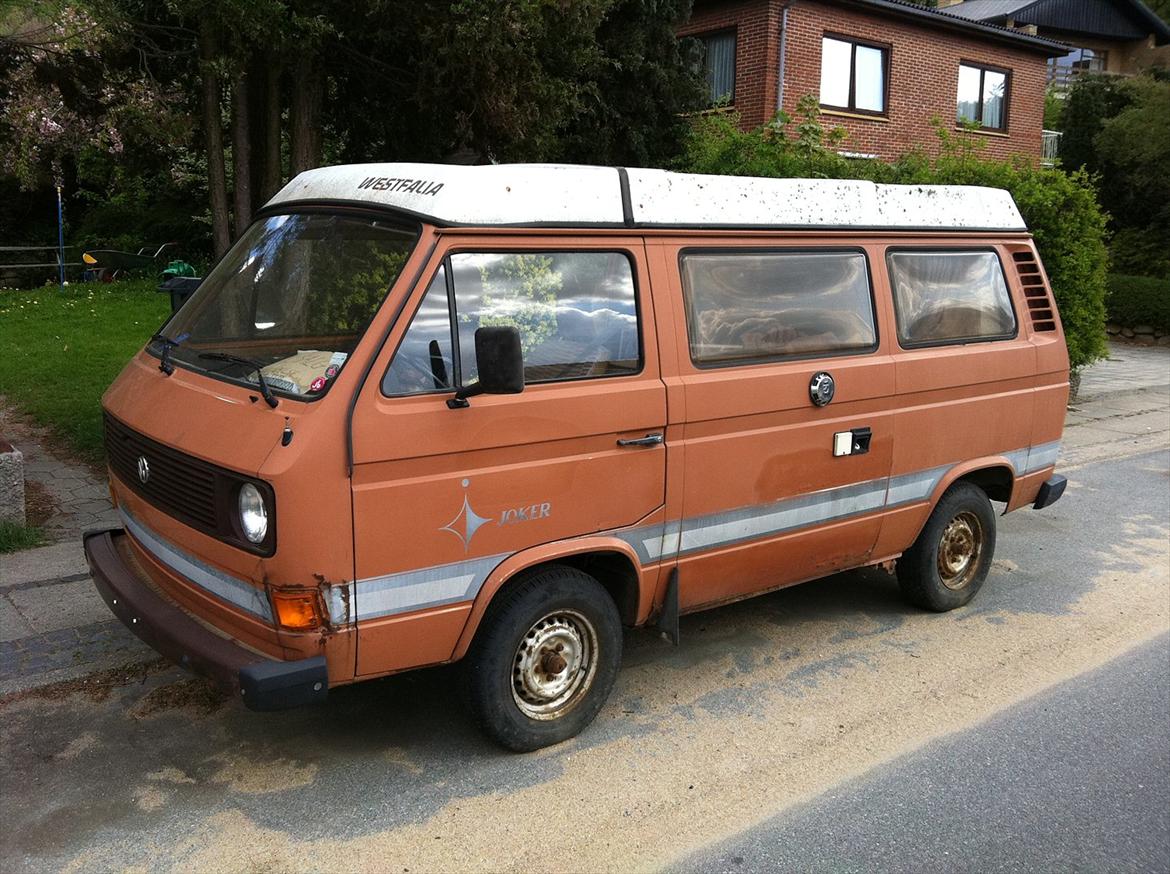 VW T3 WESTFALIA JOKER - Sådan så den ud da jeg købte den havde stået samme sted i 1,5år  billede 11