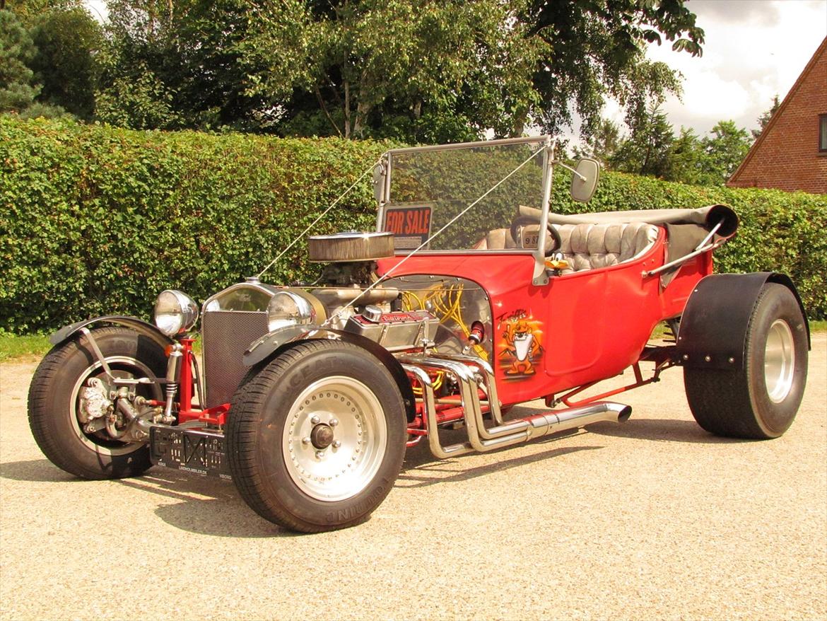 Ford t 23  fun "T bucket"(solgt) - Hvis man vil køre sniger er det den forkerte bil! billede 9